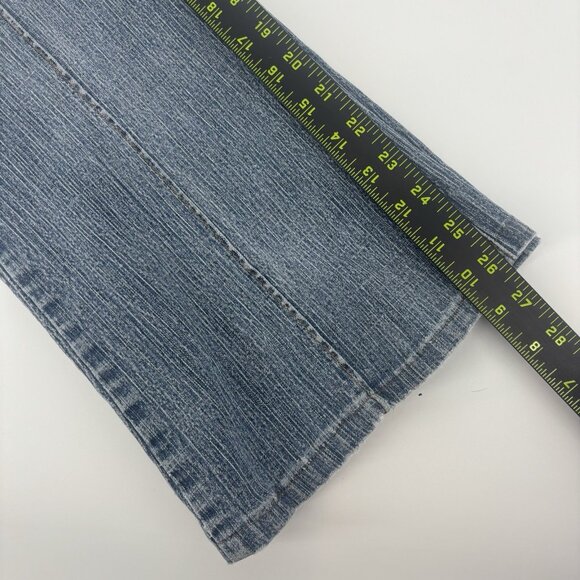Vintage Zana Di Y2K Jeans Low Rise Cropped Flare Jeans Womens Size 11 - Picture 12 of 12